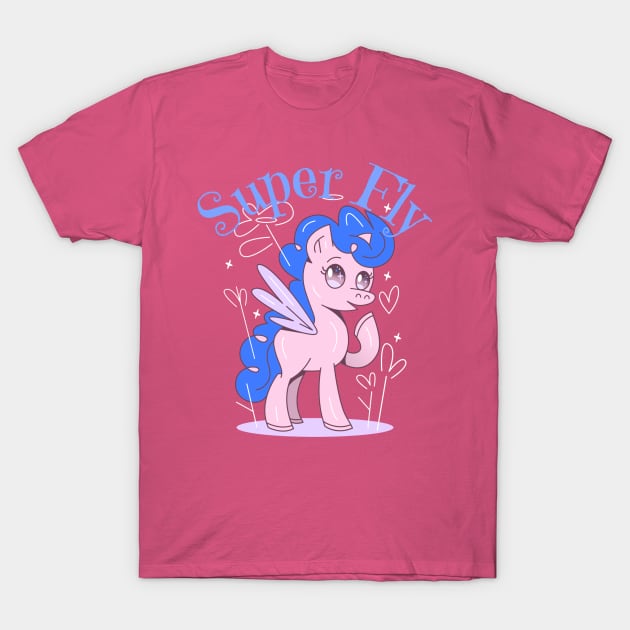 Super Fly Pony T-Shirt by Space Cadet Tees